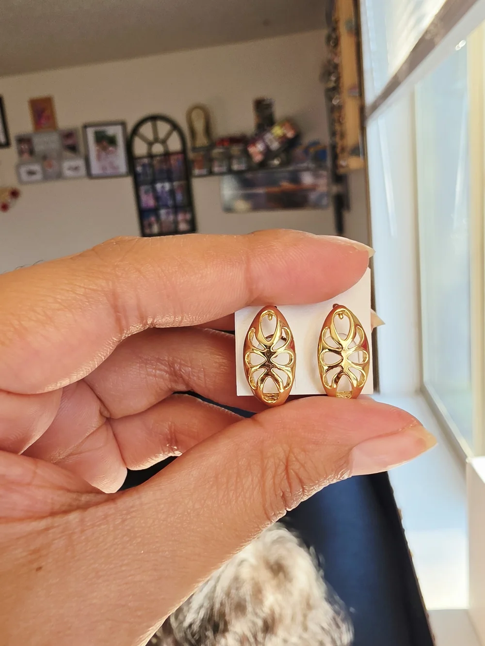 Hermosas Argollas Para Dama Oro Laminado 14k